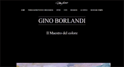 Desktop Screenshot of ginoborlandi.it